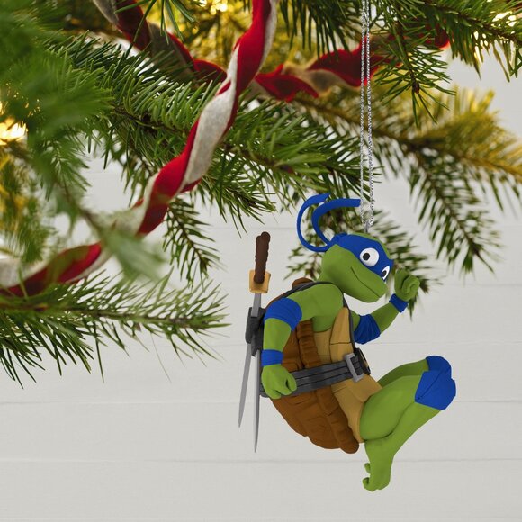New! TMNT Leonardo Hallmark Keepsake Ornament 2023 Teenage Mutant Ninja Turtles - Picture 5 of 5